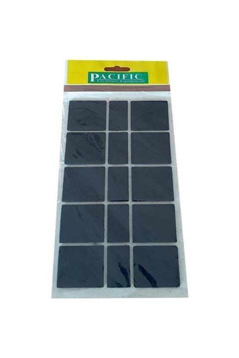 NSP Masa Ve Sandalye Keçe Siyah Kare 40 * 40 Mm