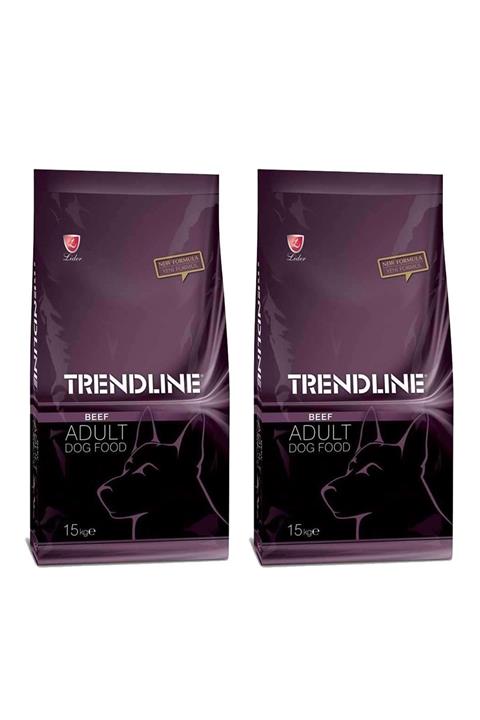 Trendline Biftekli Yetişkin Kuru Köpek Maması 15 Kg X 2 Paket