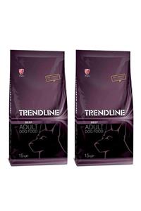 Trendline Biftekli Yetişkin Kuru Köpek Maması 15 Kg X 2 Paket