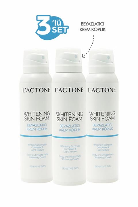 L'ACTONE Beyazlatıcı Cilt Köpüğü 3 Adet