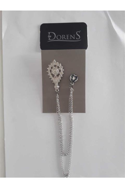 BY DORENS Erkek Ceket Yaka Zinciri