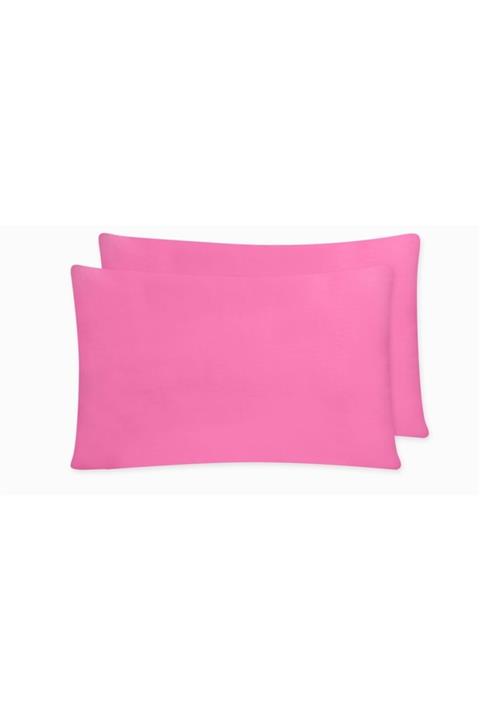 EVİMCE (10 Adet)pembe %100 Pamuk Yastık Kılıfı