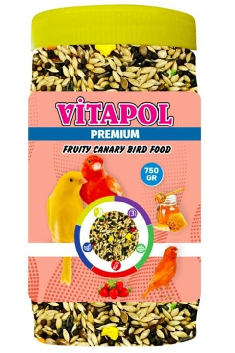 Vitapol Premıum Meyveli Kanarya Kuş Yemi 750 Gr