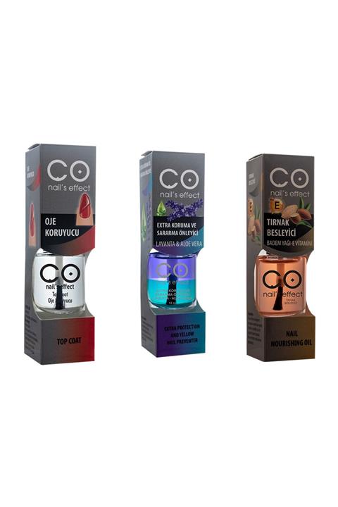 CO Nail's Effect Oje Koruyucu - Extra Koruma Sararma Önleme - Tırnak Besleyici