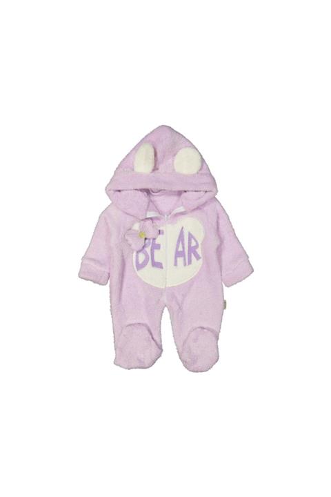 Elina Kız Bebek Bear Kışlık Welsoft Lila Tulum