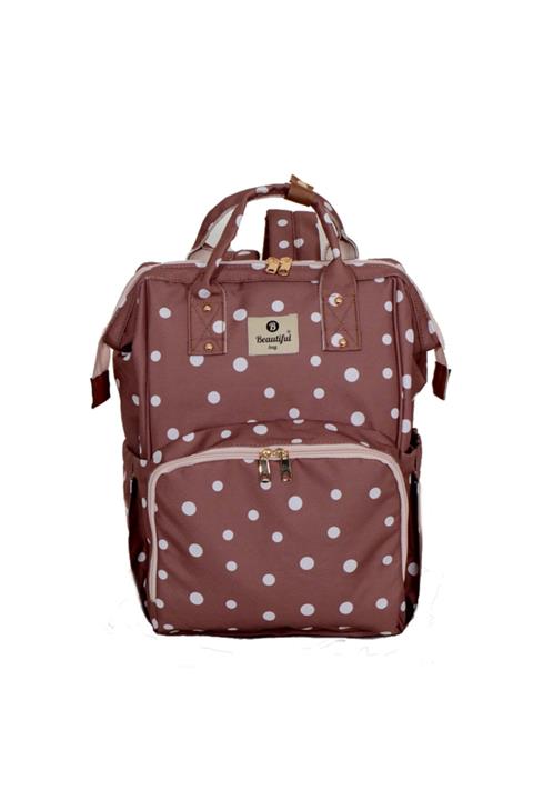 beautiful bag Anne Bebek Bakım Sırt Çantası Puantiyeli