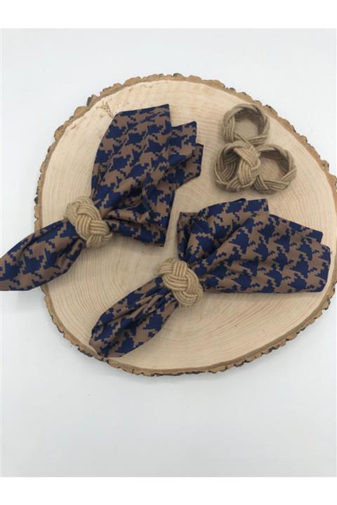 miraç tekstil Peçete Yüzük Halkası 10'lu Set Doğal Jüt Hasır Model