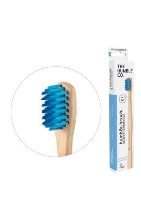 Humble Brush Yetişkin Hassas Mavi Diş Fırçası