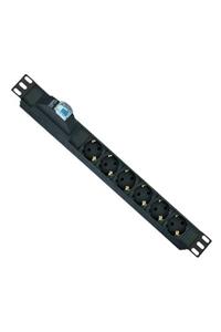 cabex 6xdın49440 Soketli Schuko Grup Priz, 19'' 1u, Pvc Gövdeli Ce Onaylı