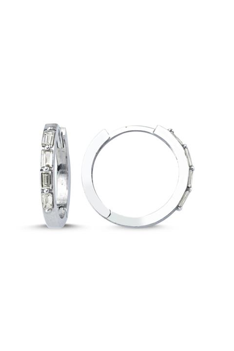 PIRLANT Kadın 0,27 Karat Baget A Küpe