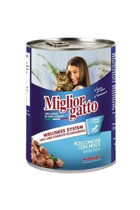 Miglior Balıklı Yetişkin Kedi Konservesi 405 gr