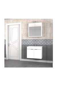 BIANI Biani Fix Loft 75 Cm Banyo Dolabı Renk Mat Beyaz