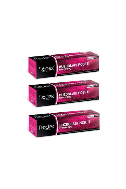 FLODEX Buzdolabı Poşeti Küçük Boy 3'lü 20 X 30