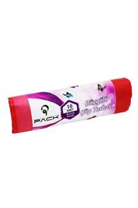 PACK Büzgülü Çilek Kokulu Büyük Boy Çöp Torbası 65x80