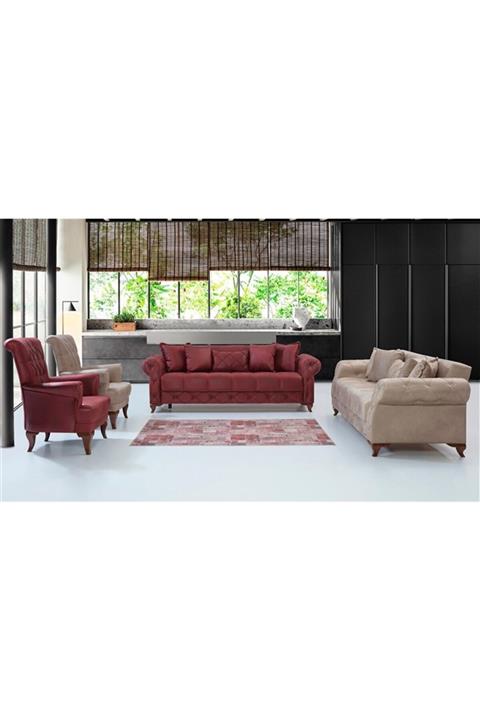 Evimo Belarus Salon Takımı Bordo