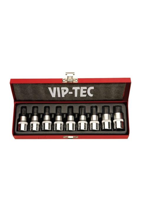 VipTec 1/2  Lokmalı Allen Uç Takımı 9 Parça Vt120900