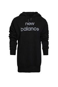 New Balance Lifestyle Siyah Kadın Kapüşonlu Sweatshirt  Wph3107-bk