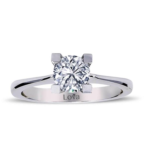 Lova G Renk 0,80 Karat Pırlanta Tektaş Yüzük - 1010023