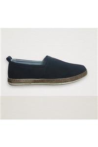 THE ACROWMEN SHOES Erkek Siyah Nubuk Hakiki Deri Ortopedik Çorap Gibi Kulllanabileceğiniz Günlük Ayakkabı 1046