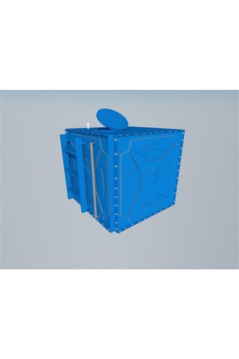 Mekser 1.26 M³ Sıvı Membran Kaplama Prizmatik Modüler Su Deposu