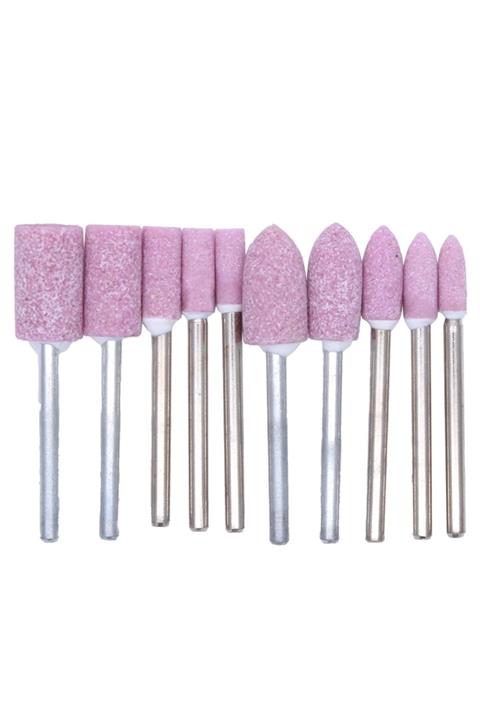 hilda Tüm Gravür Aletleri Mavi Zımpara Ve Aşındırıcı Uç Seti (10 Adet)