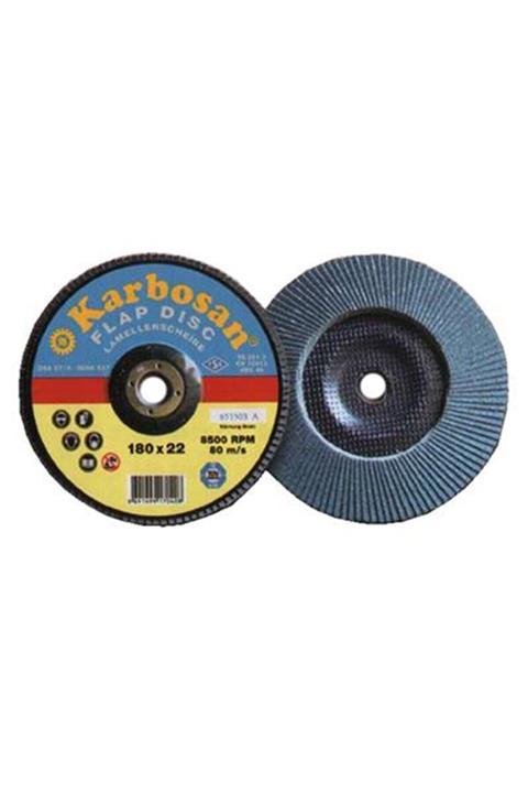 KARBOSAN Flap Zımpara Diski 180 Mm