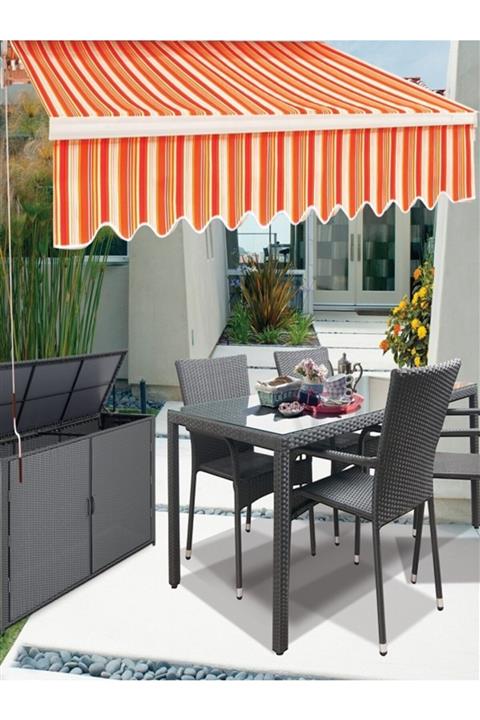 EZE Güneşten Koruyucu Polyester Tente Multicolor 200 X 300 Cm