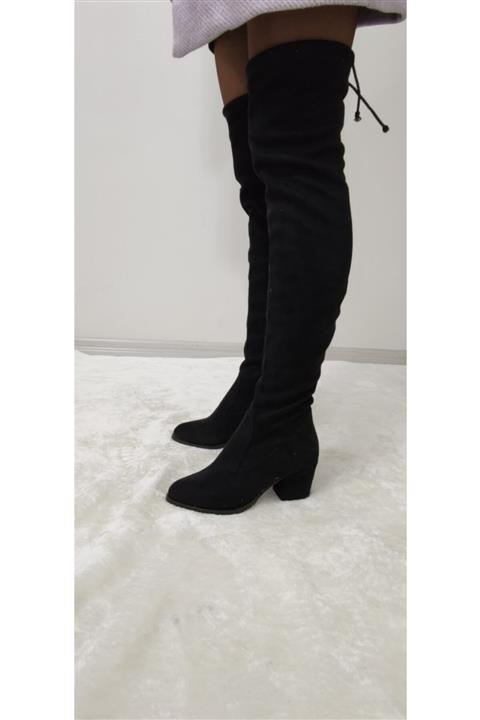 Pamuk Düz Streç Çorap Çizme