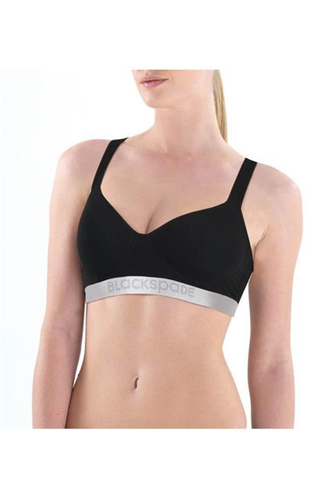Blackspade Kadın Spor Sütyen Silver 1626 - Siyah