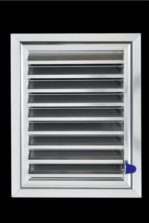 EYLÜL TASARIM 60 X 60 Alüminyum Eloksal Banyo Wc Panjur Ve Menfezi