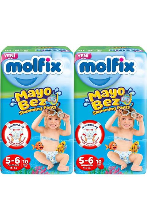 Molfix Swimming Pants Mayo Bez Beden:5-6  14+kg  20 Adet
