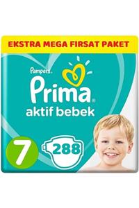 Prima Bebek Bezi Beden:7 (15+kg) Xx Large 288 Adet Ekstra Mega Fırsat Pk