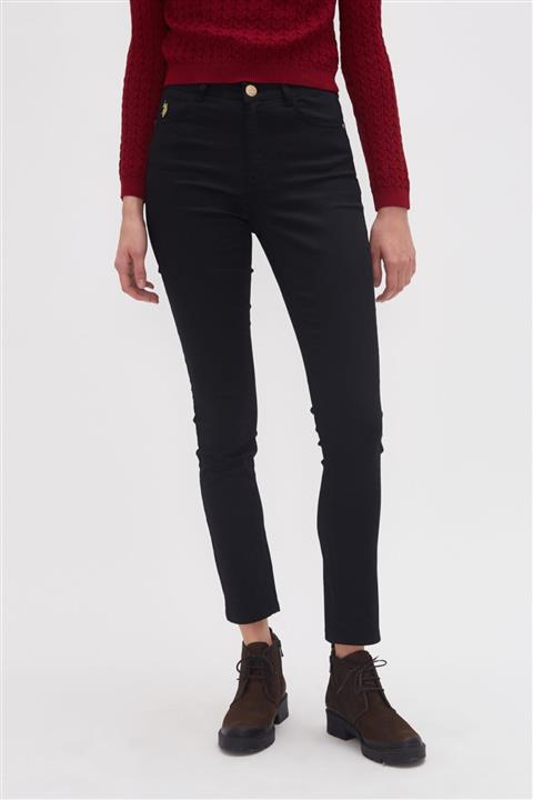 U.S. Polo Assn. Kadın Siyah Spor Pantolon 1080553 Tina 046