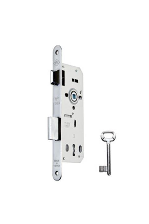 VEGA Rulmanlı Oda Kapı Kilidi 40 Mm Oval