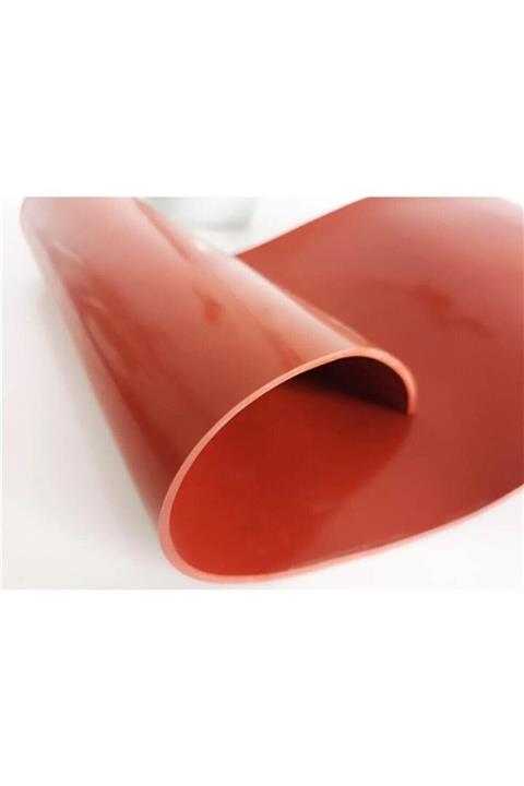 İmtek Kauçuk Poliüretan Plastik 10mm 1000x1000 Kırmızı Silikon Levha