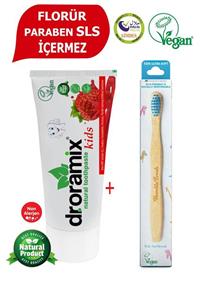 Dr. Oramix Kids Florürsüz Diş Macunu + Humble Brush Diş Fırçası M