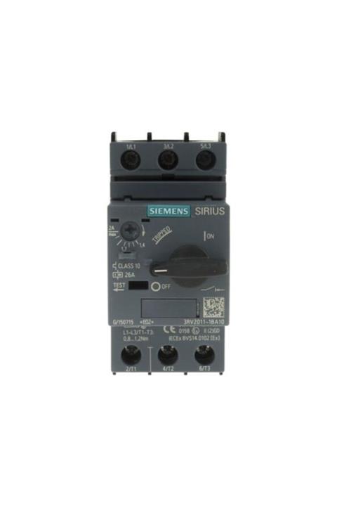 Siemens 1.4-2a 100ka S00 Boy Sırıus Motor Koruma Şalteri 60ºc