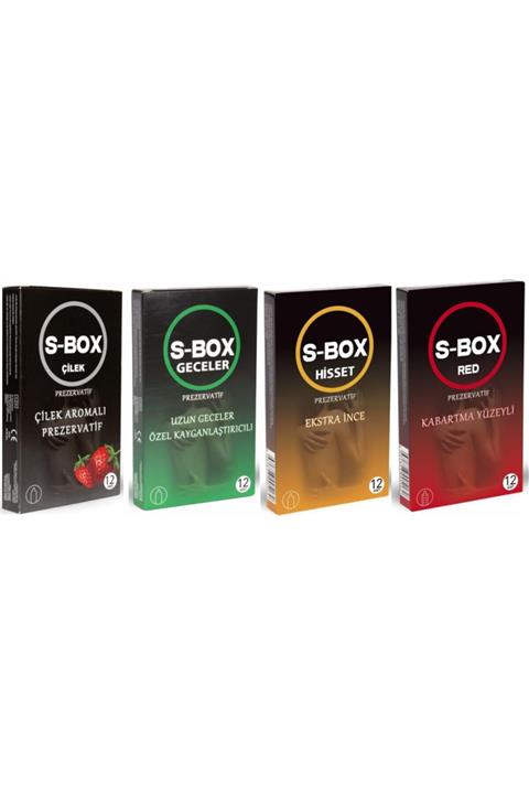 SBox 4 Adet Karma Prezervatif Seti