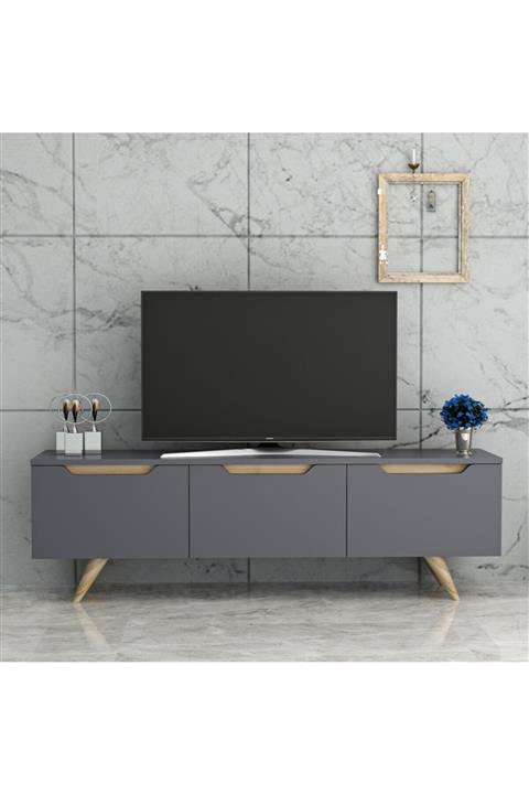 İNARCH DİZAYN Antrasit Prag Tv Ünitesi