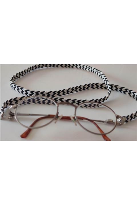 TTT.desıgn Gözlük İpi Siyah Beyaz Bjk Tasrım İp
