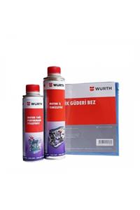 Würth Motor Iç Temizleme+yağ Performans Iyileştirici+bez