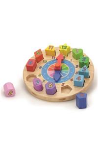 Viga Toys Vigatoys Ahşap Puzzle Saat