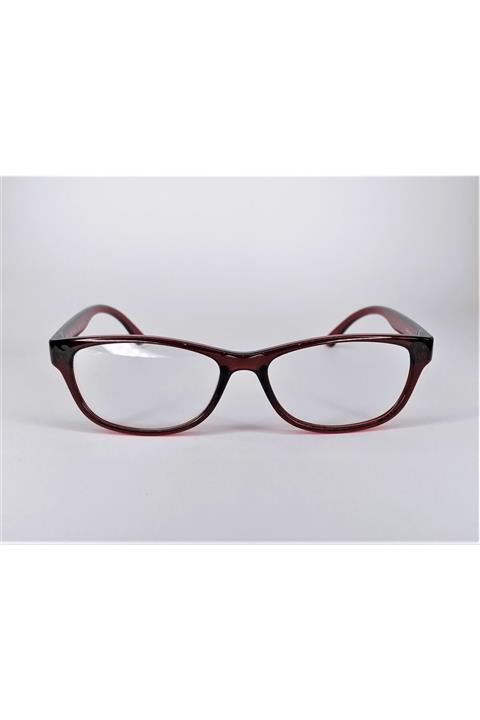 METALOPTİK Kadın Bordo Mavi Işık Korumalı 51/16 Ekartman Aksesuar Gözlüğü