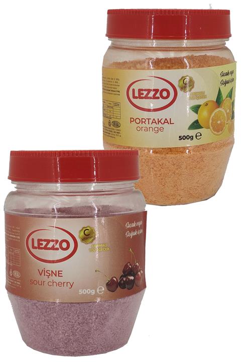 LEZZO 500gr Portakal + 500gr Vişne ( Sıcak Veya Soğuk Içim )