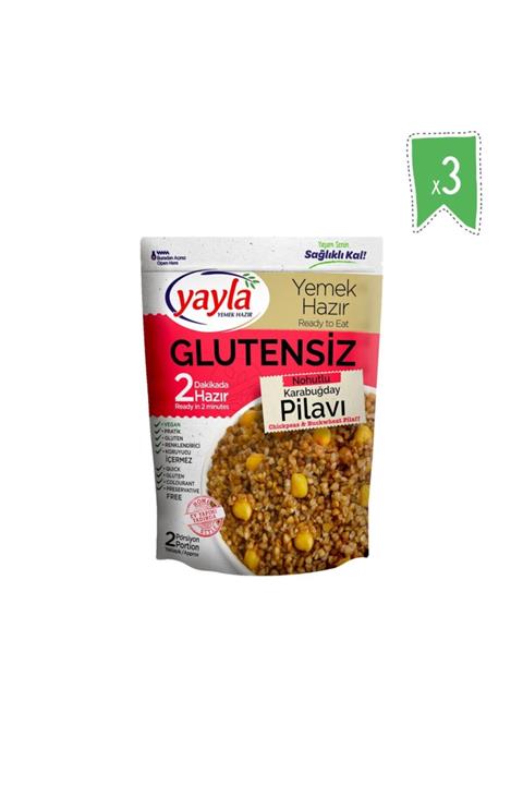 Yayla Gulutensiz Nohutlu Karabuğday Pilavı 250 Gr