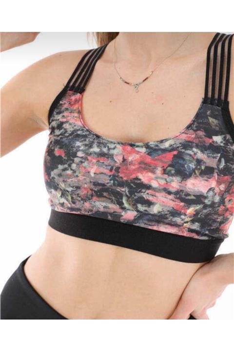 SayaSocks Kadın Diğital Baskı Spor Sütyeni