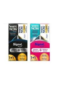 Signal Whitenow Men Superpure 75 Ml+cc Triple Power 50ml - Whitenow Glossyshine 75 Ml+cc Triple Power 50ml