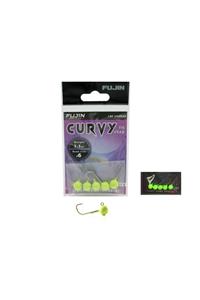 Fujin Curvy Lemon Glow Jig Head 8 No 2gr