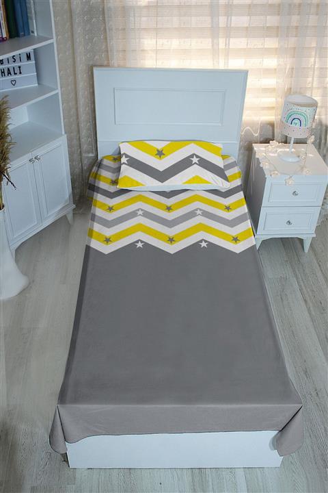 Bebişim Halı Bebişim Zizgaglı Bi154 Pike&yatak Örtüsü(YASTIK KILIFLI)