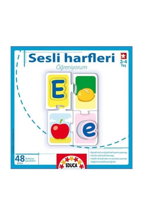 EDUCA Harfleri Öğreniyorum 48 Parça Eğitici